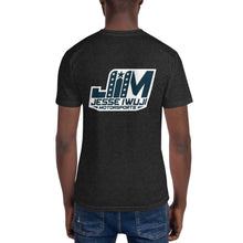 Load image into Gallery viewer, JIM pocket & back logo Unisex Crew Neck Tee
