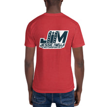 Load image into Gallery viewer, JIM pocket & back logo Unisex Crew Neck Tee