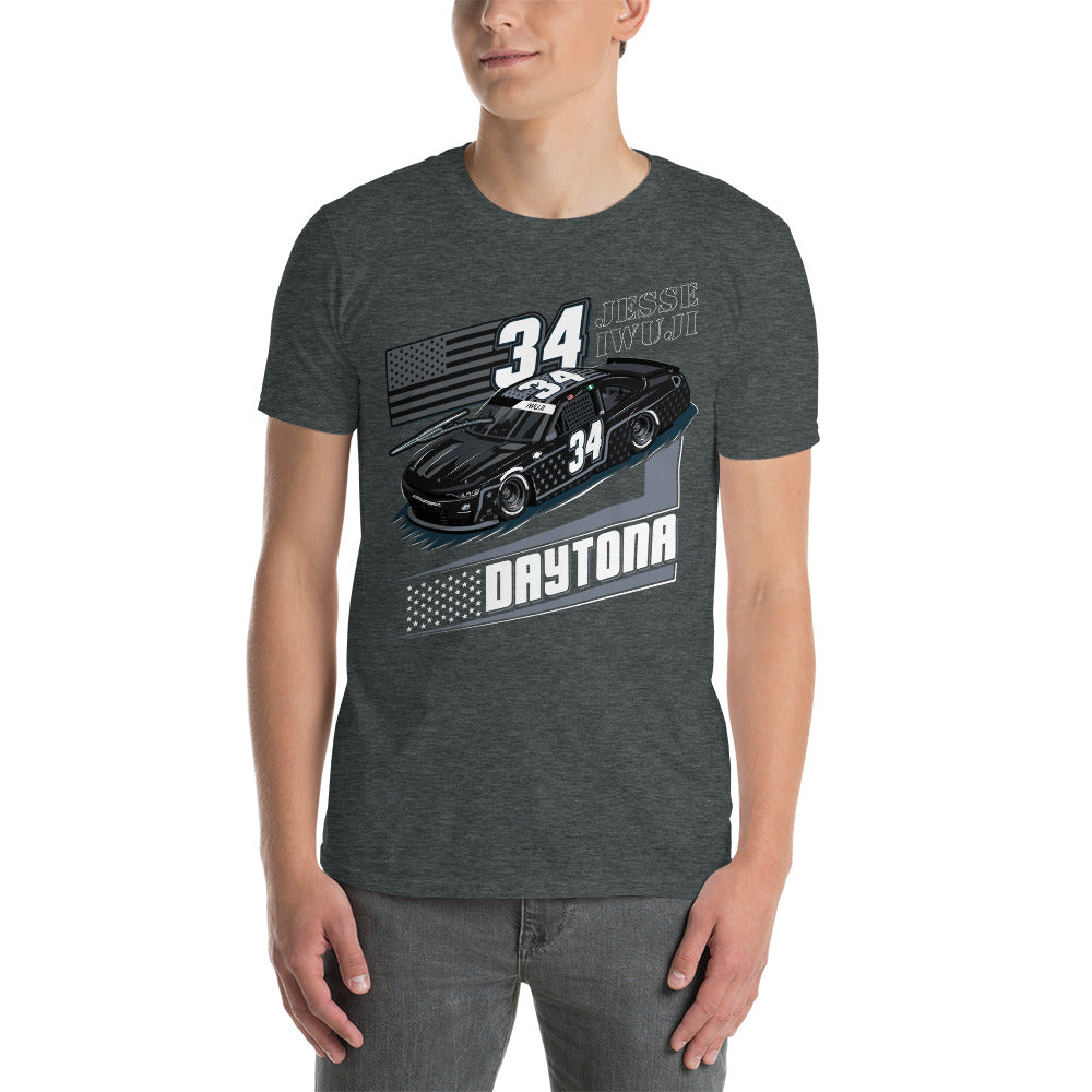 23 DAYTONA Short-Sleeve Unisex T-Shirt – Jesse Iwuji Motorsports