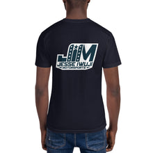 Load image into Gallery viewer, JIM pocket &amp; back logo Unisex Crew Neck Tee
