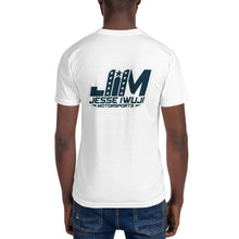 Load image into Gallery viewer, JIM pocket &amp; back logo Unisex Crew Neck Tee
